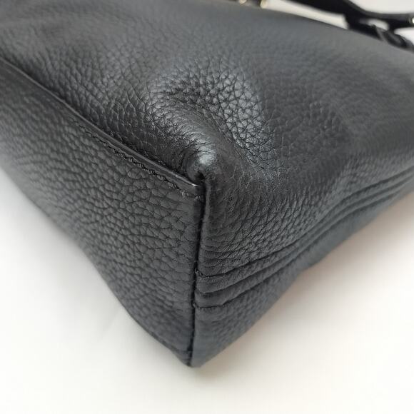 Kate Spade New York Black Pebbled Leather Zipper Closure Crossbody Shoulder Bag - Picture 14 of 16